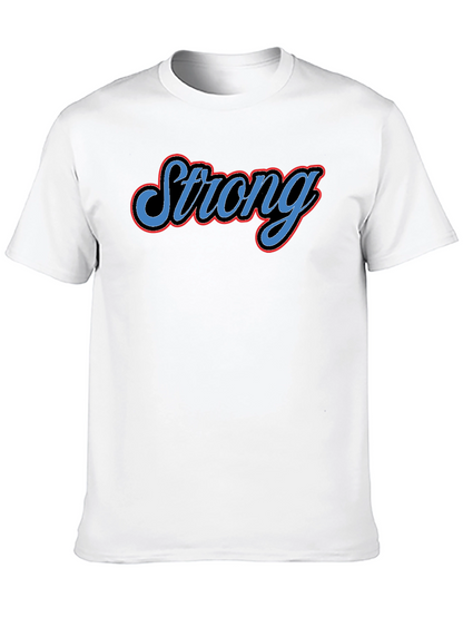 Camiseta Negra Strong para Hombre