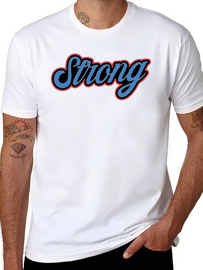 Camiseta Negra Strong para Hombre