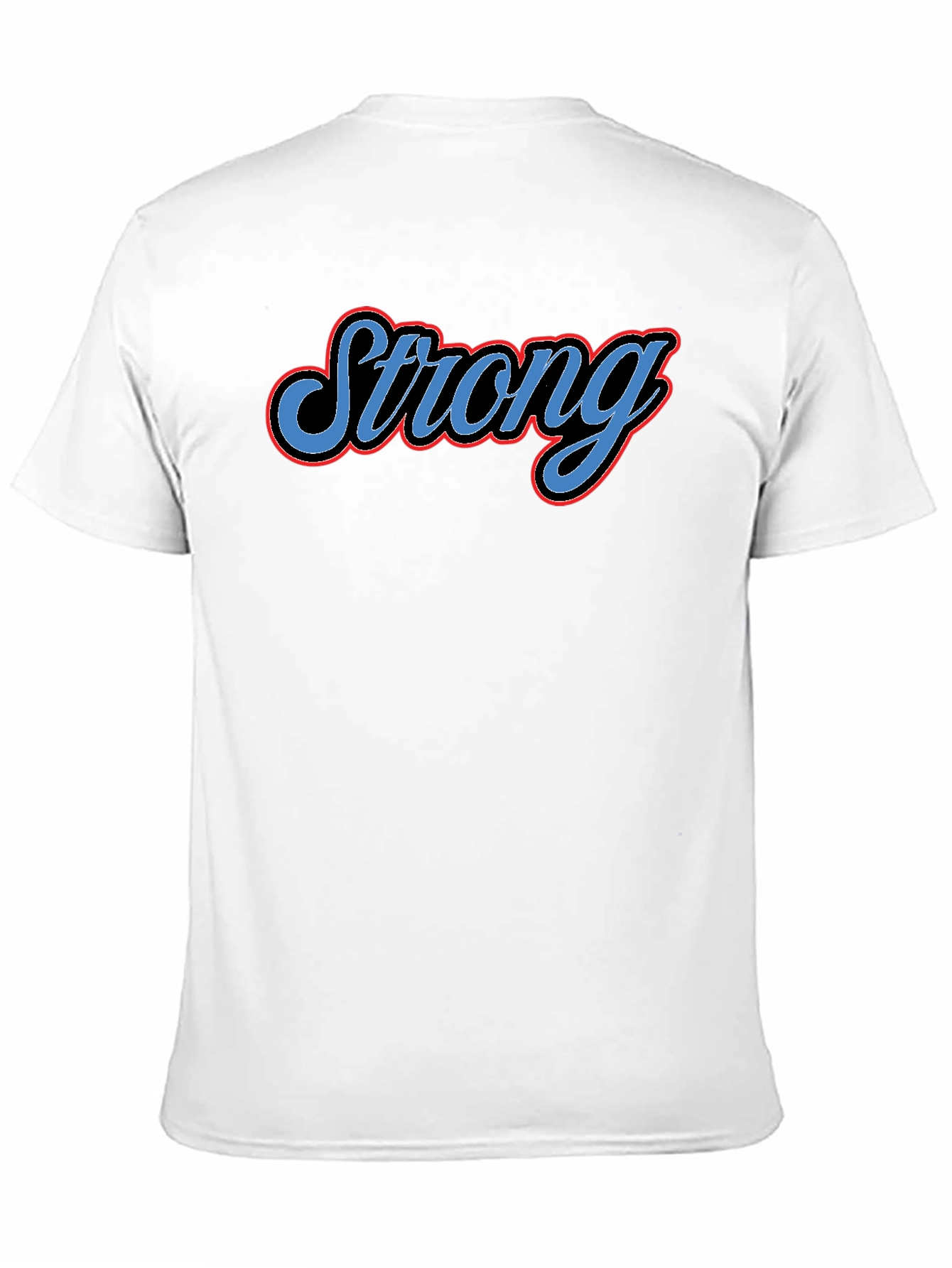 Camiseta Negra Strong para Hombre