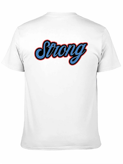 Camiseta Negra Strong para Hombre
