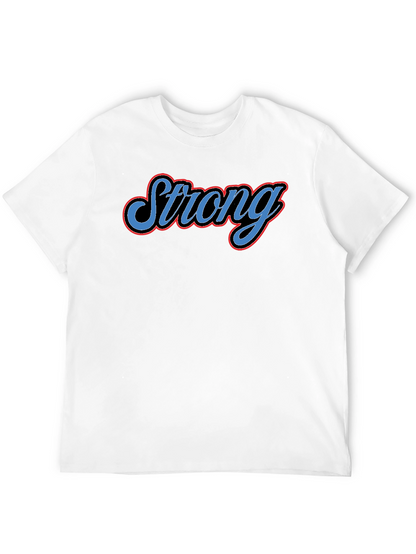 Camiseta Negra Strong para Hombre