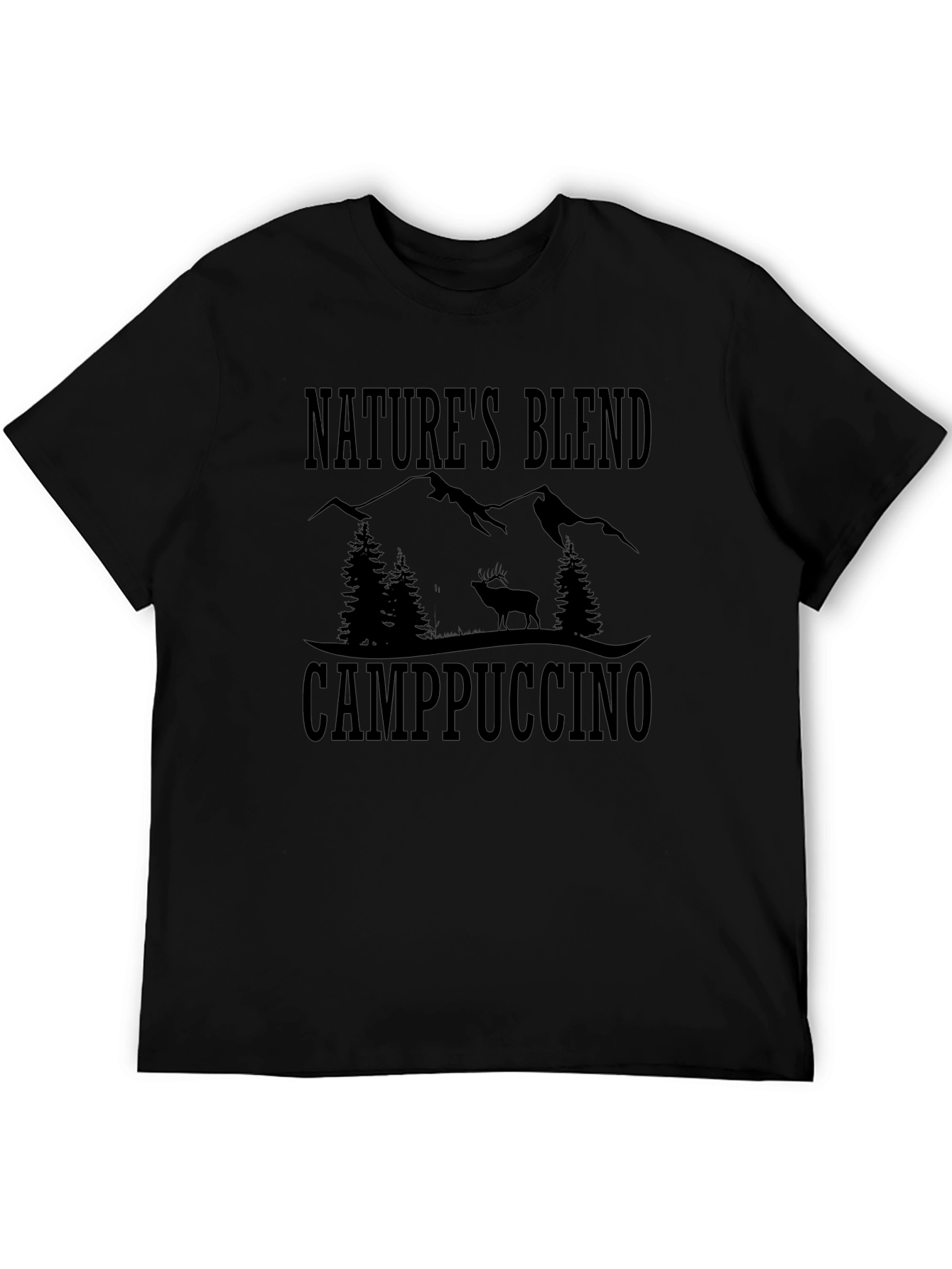 Camiseta Negra Natures Blend Camppuccino