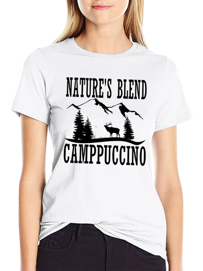 Camiseta Negra Natures Blend Camppuccino