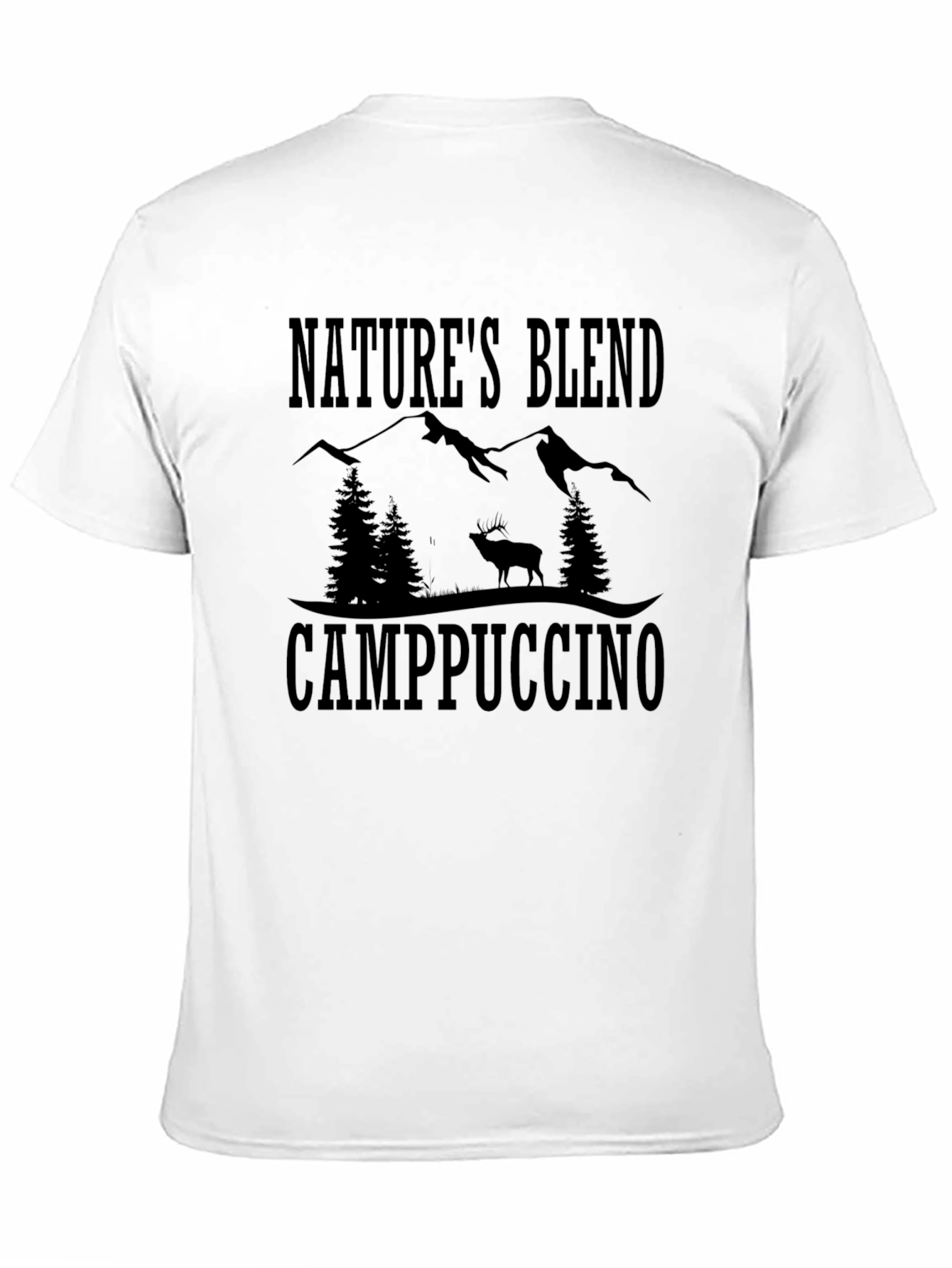 Camiseta Negra Natures Blend Camppuccino