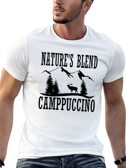 Camiseta Negra Natures Blend Camppuccino