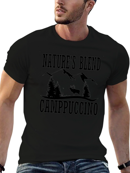 Camiseta Negra Natures Blend Camppuccino