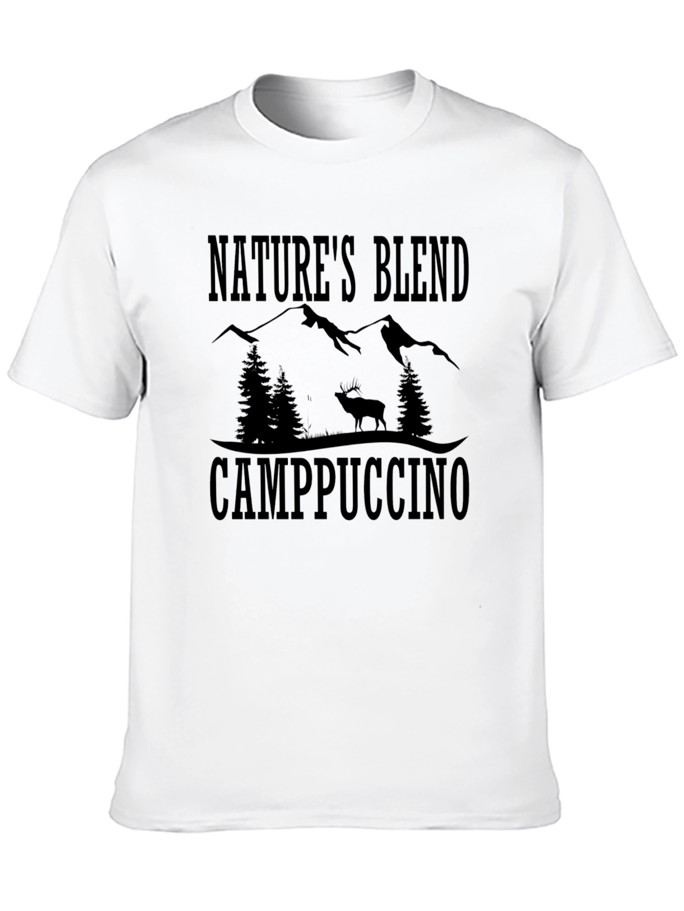 Camiseta Negra Natures Blend Camppuccino