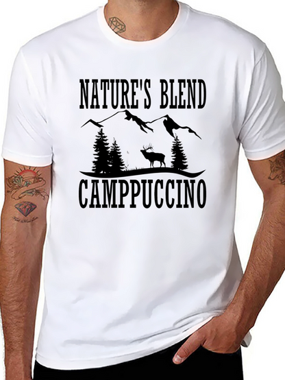 Camiseta Negra Natures Blend Camppuccino