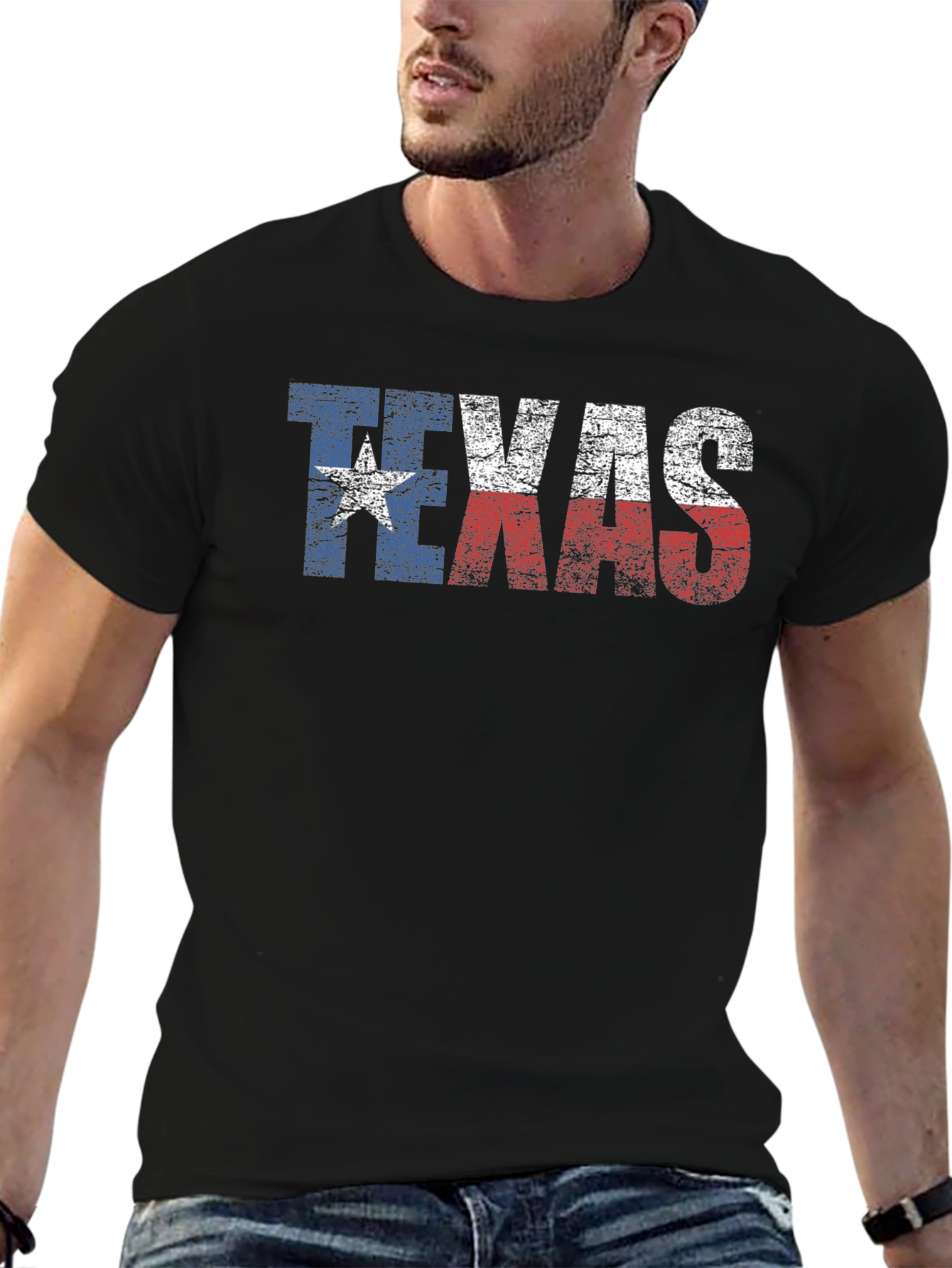 Camiseta Texas Bandera USA