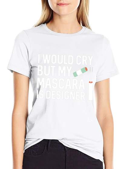 Camiseta Negra: My Mascara Is Designer Diseño Único