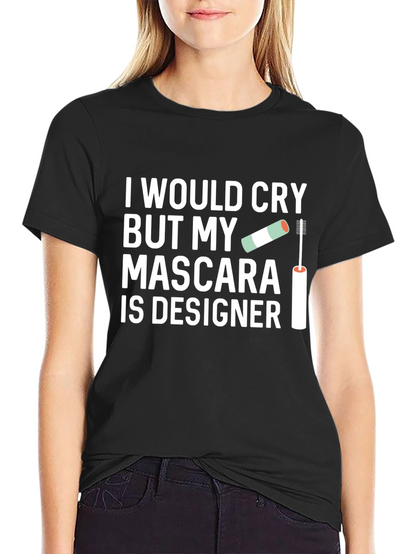 Camiseta Negra: My Mascara Is Designer Diseño Único