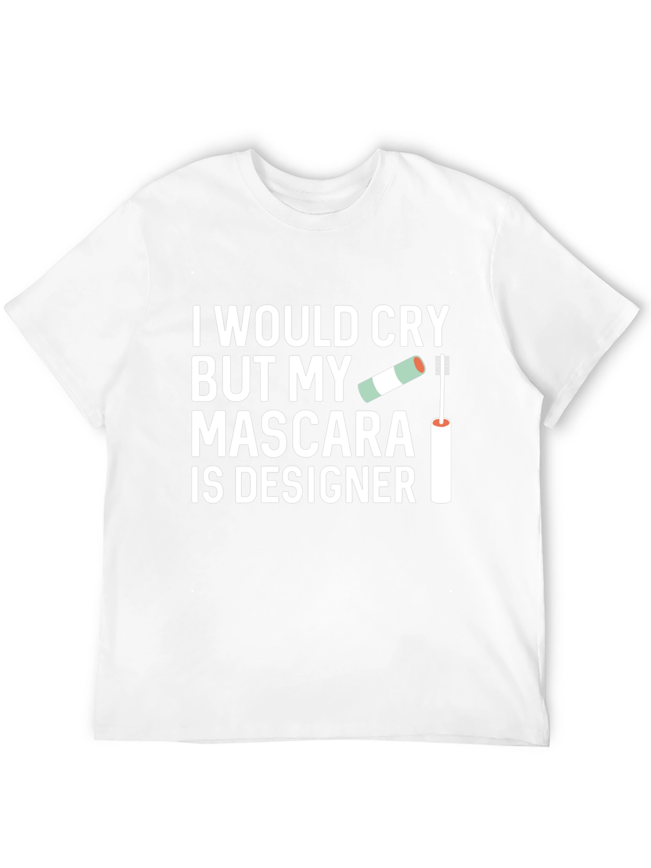 Camiseta Negra: My Mascara Is Designer Diseño Único