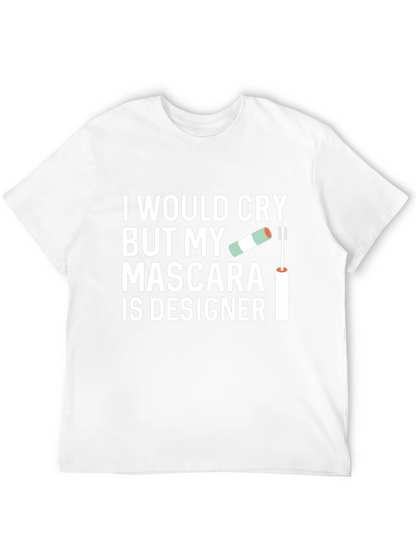 Camiseta Negra: My Mascara Is Designer Diseño Único