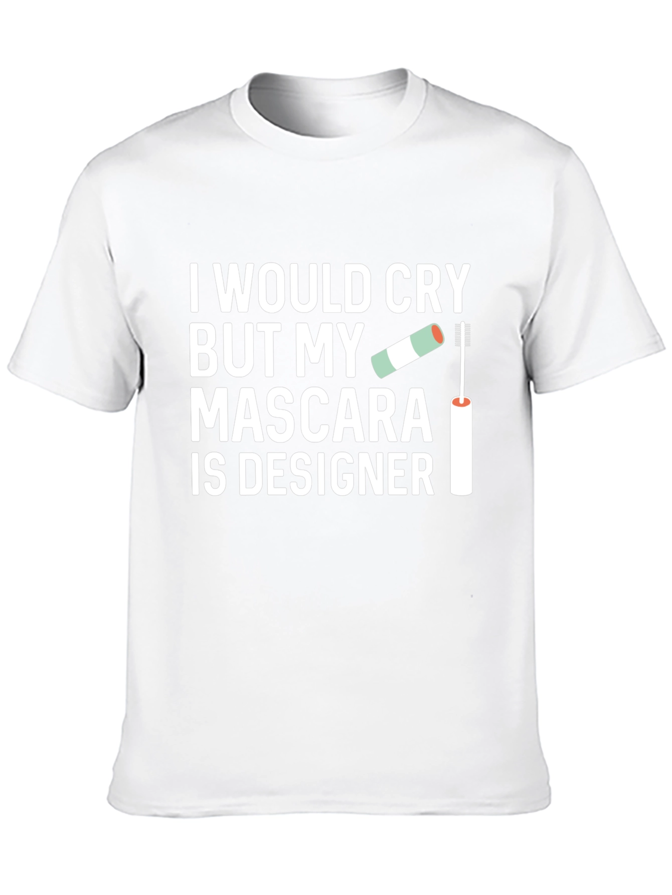 Camiseta Negra: My Mascara Is Designer Diseño Único