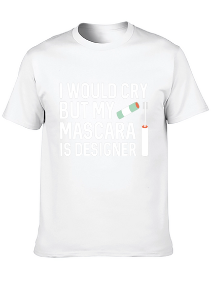 Camiseta Negra: My Mascara Is Designer Diseño Único