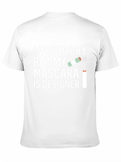 Camiseta Negra: My Mascara Is Designer Diseño Único