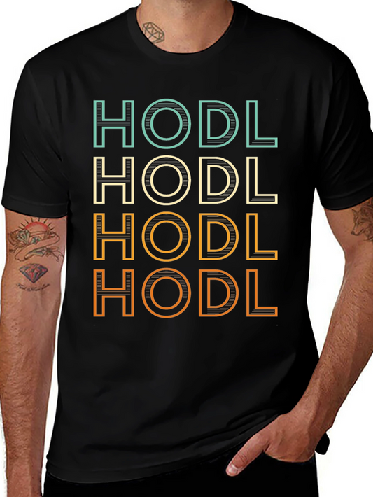 Camiseta HODL Retro para Cripto Inversores