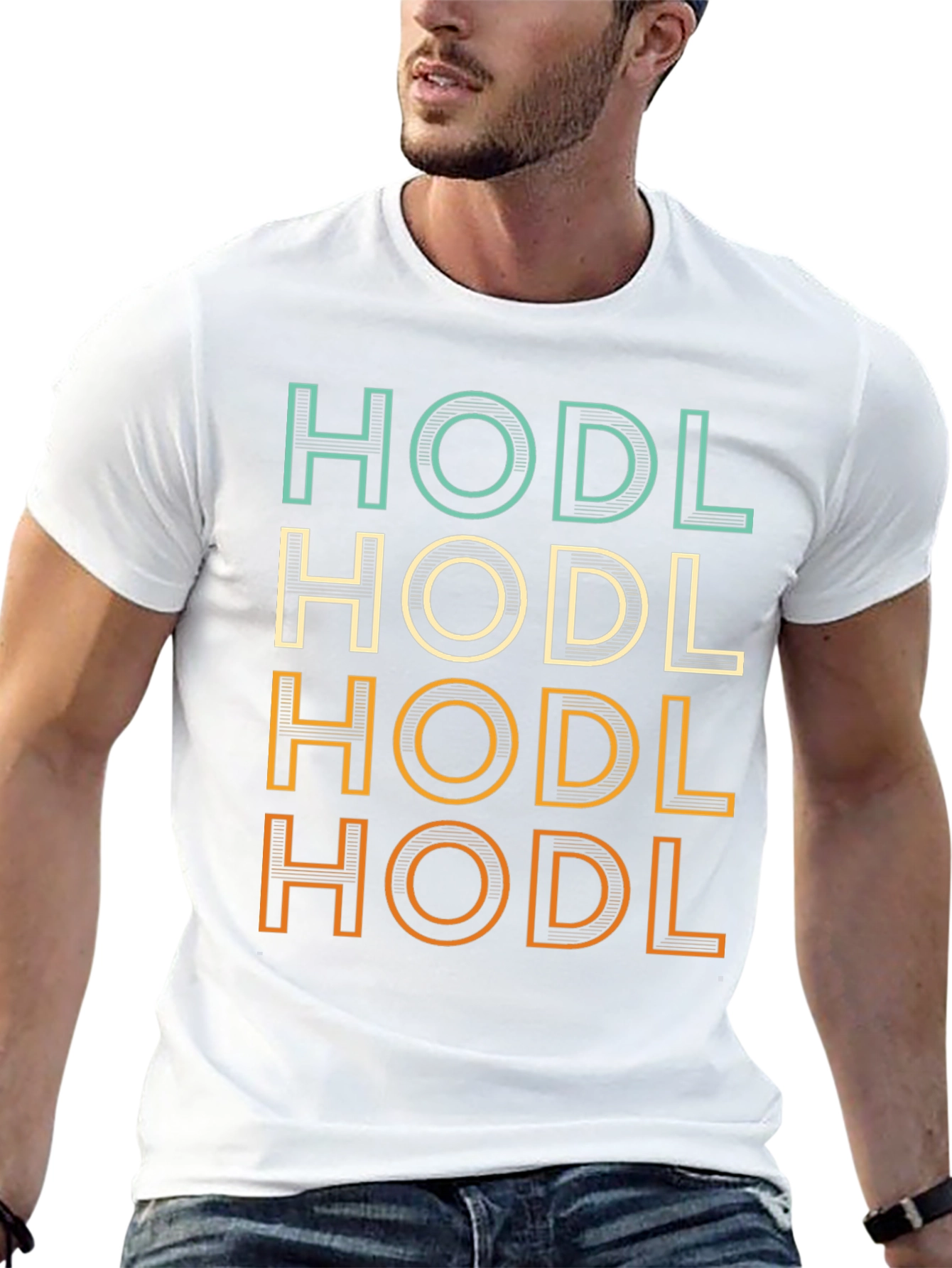 Camiseta HODL Retro para Cripto Inversores