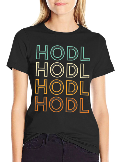 Camiseta HODL Retro para Cripto Inversores