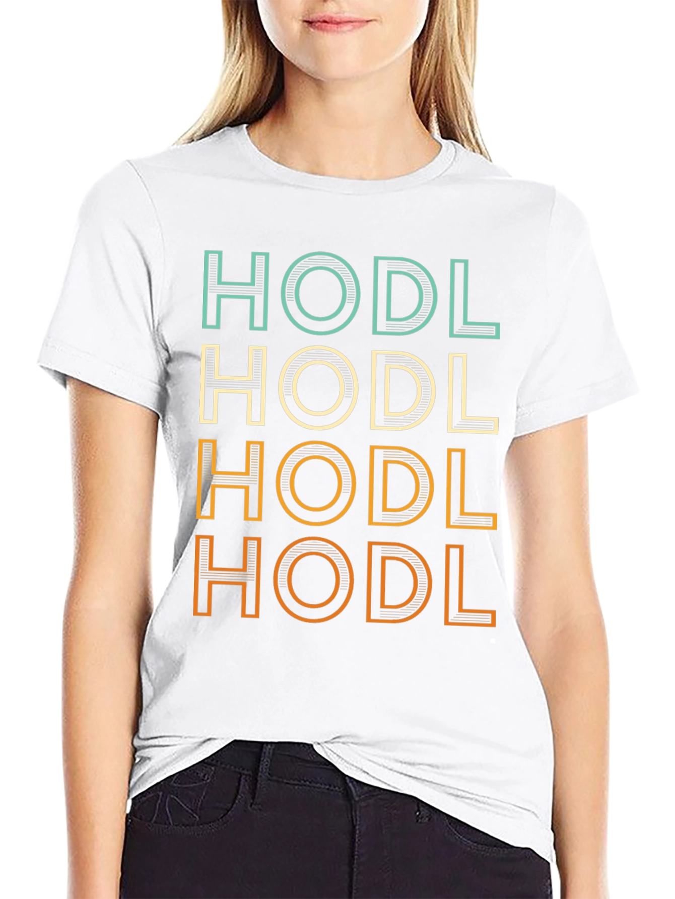 Camiseta HODL Retro para Cripto Inversores
