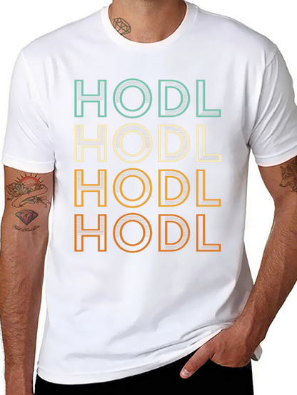 Camiseta HODL Retro para Cripto Inversores