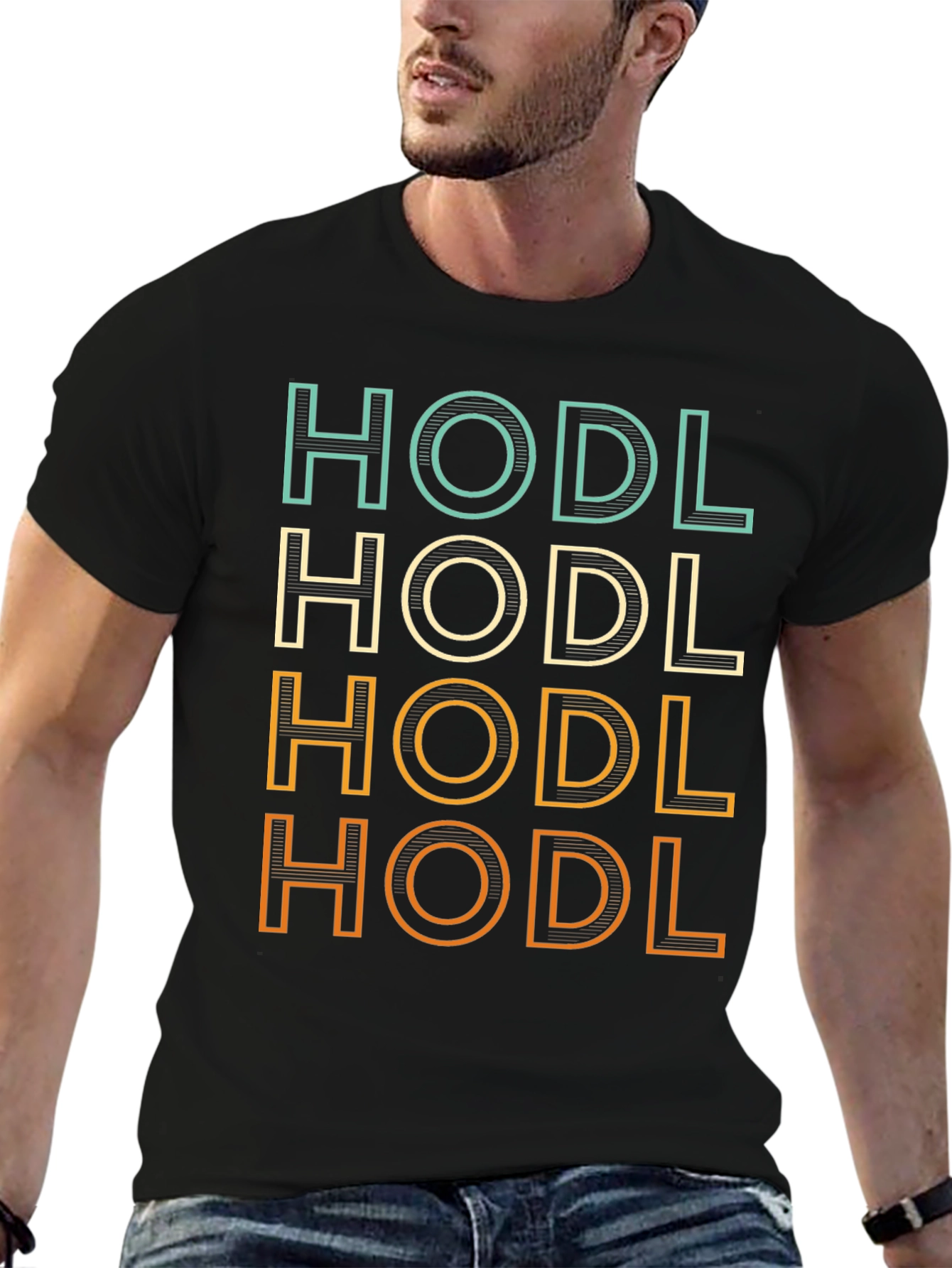 Camiseta HODL Retro para Cripto Inversores