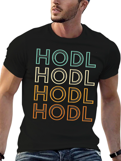 Camiseta HODL Retro para Cripto Inversores