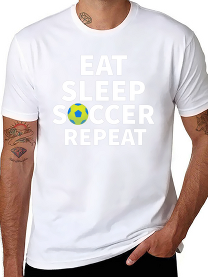 Camiseta Hombre Fútbol: Come Duerme Juega