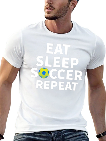 Camiseta Hombre Fútbol: Come Duerme Juega