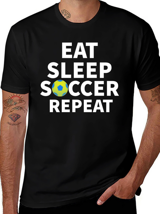 Camiseta Hombre Fútbol: Come Duerme Juega