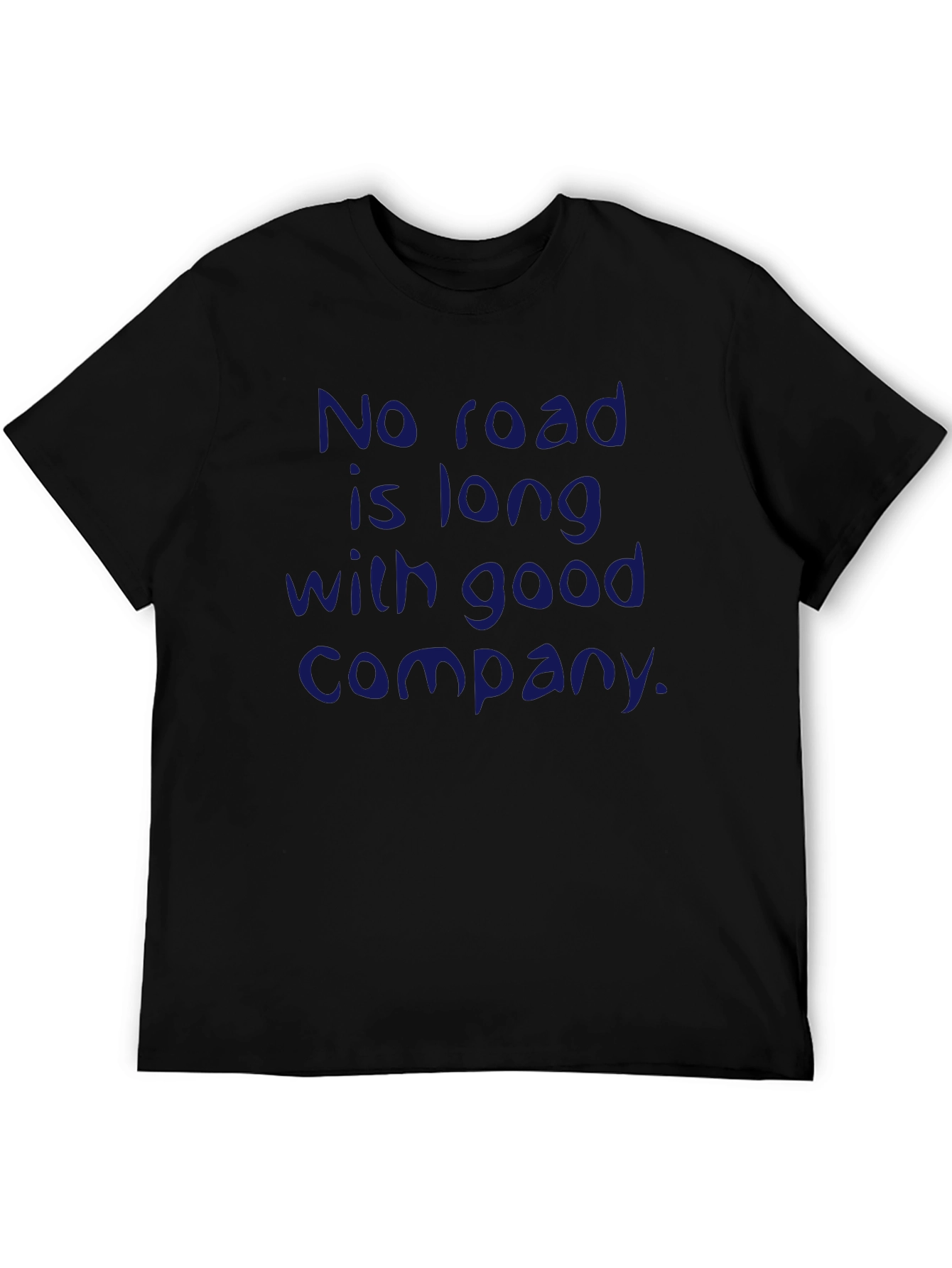 Camiseta Negra con Frase Inspiradora