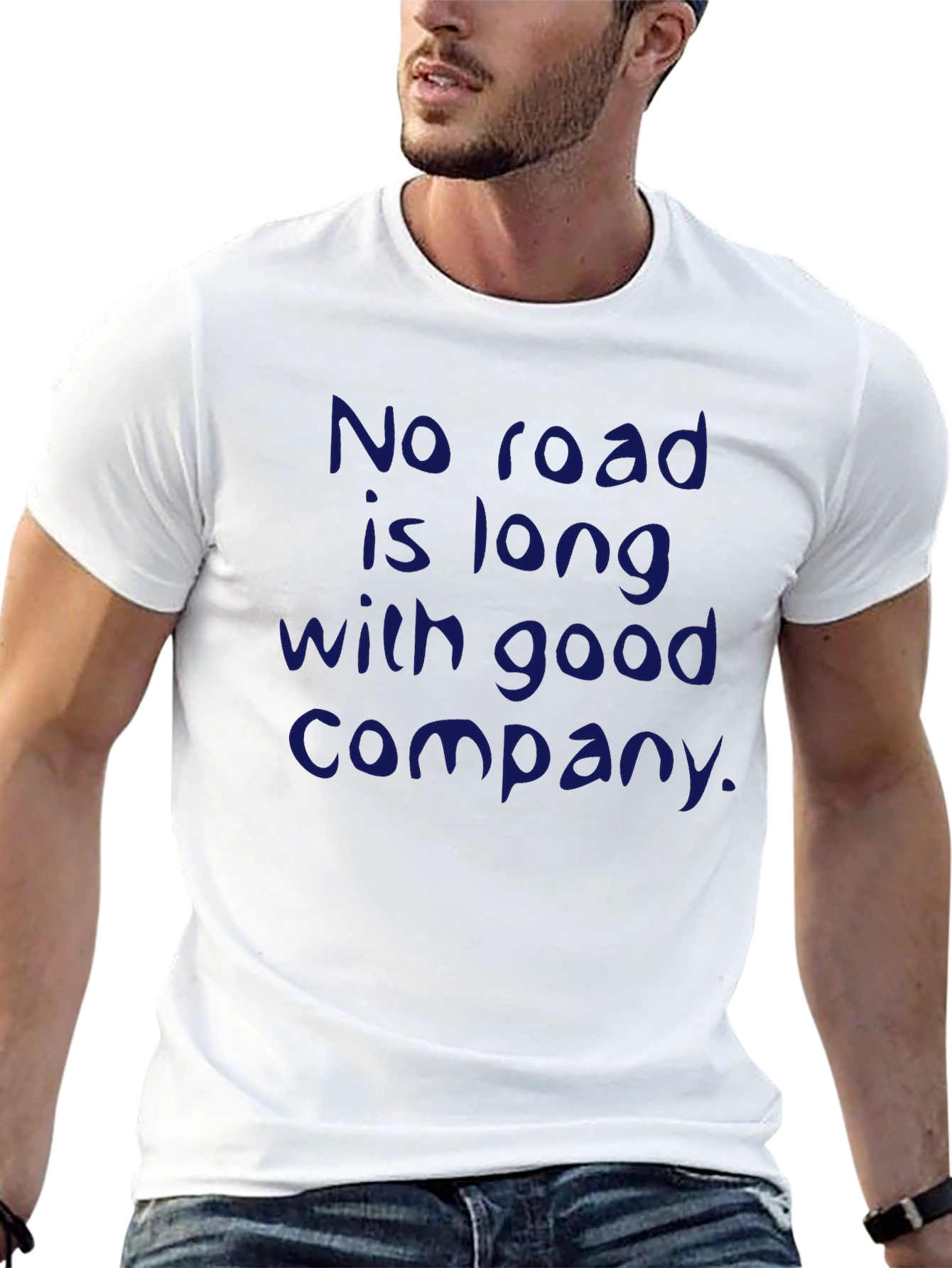 Camiseta Negra con Frase Inspiradora