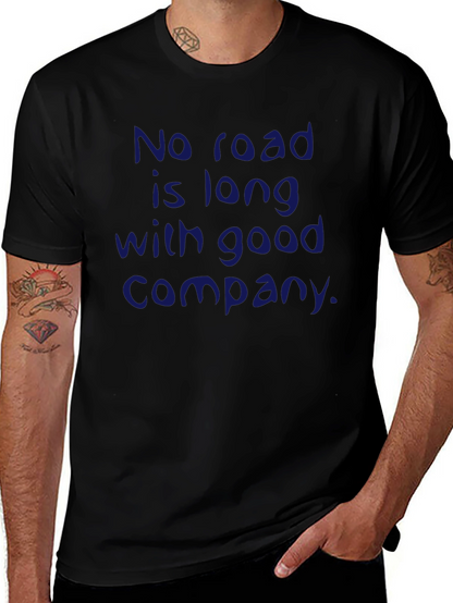 Camiseta Negra con Frase Inspiradora
