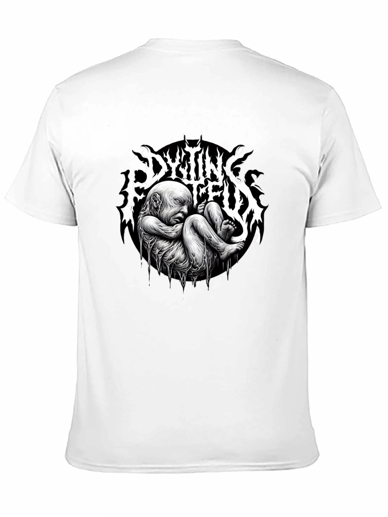 Camiseta Negra DYTIN FEUX - Diseño Único
