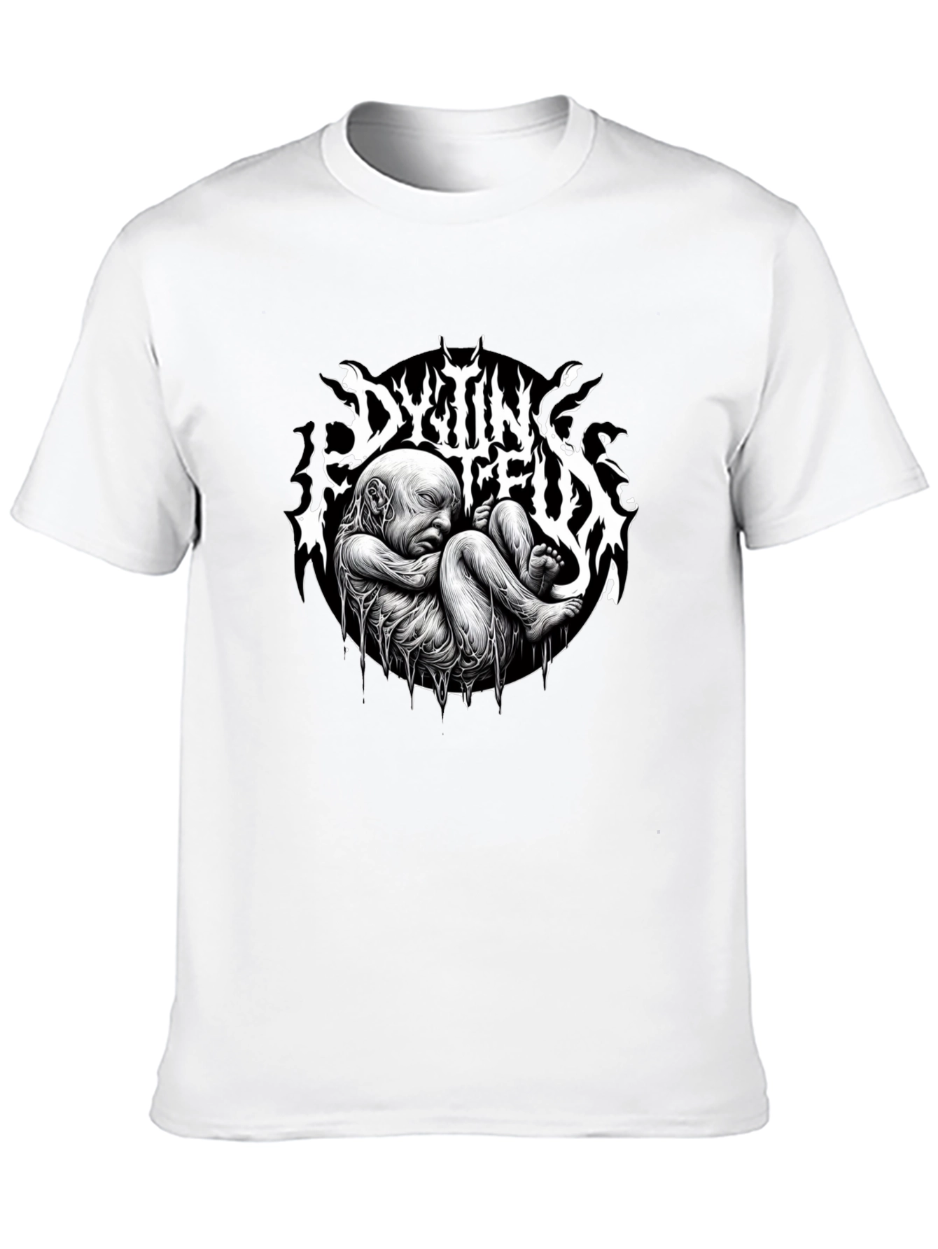Camiseta Negra DYTIN FEUX - Diseño Único
