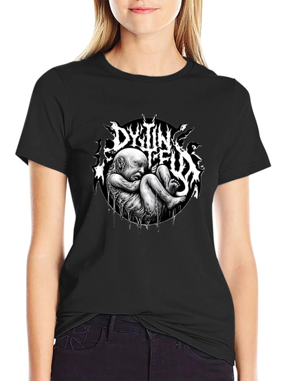Camiseta Negra DYTIN FEUX - Diseño Único