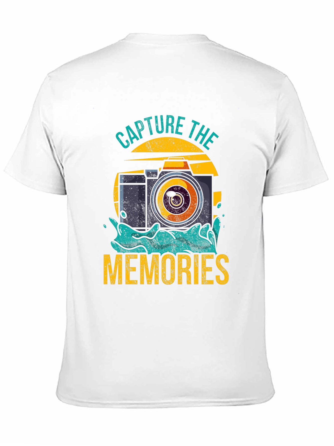 Camiseta Negra Captura los Recuerdos