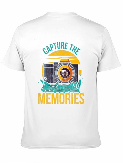 Camiseta Negra Captura los Recuerdos