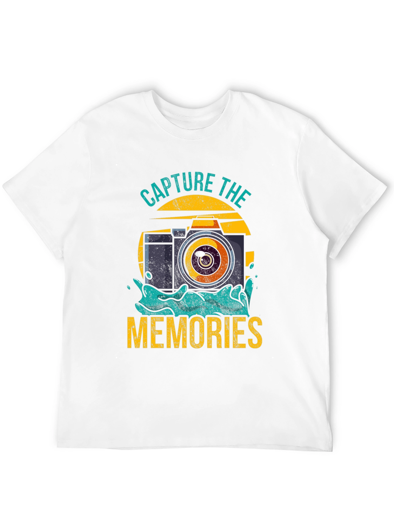 Camiseta Negra Captura los Recuerdos