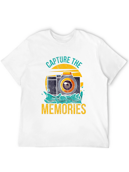 Camiseta Negra Captura los Recuerdos
