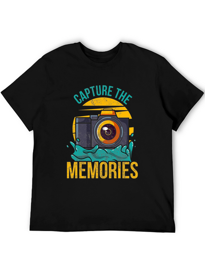 Camiseta Negra Captura los Recuerdos