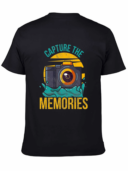 Camiseta Negra Captura los Recuerdos