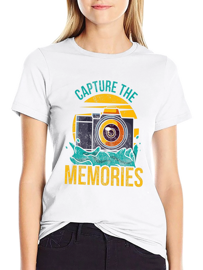 Camiseta Negra Captura los Recuerdos