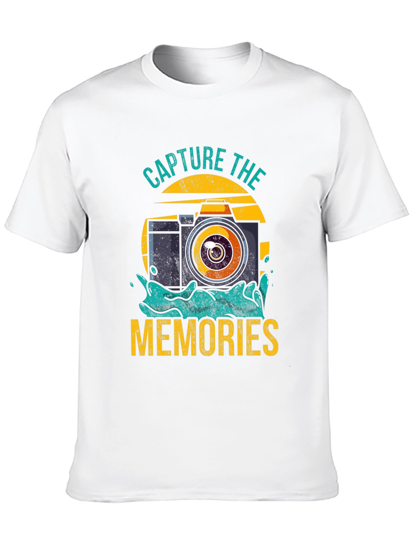 Camiseta Negra Captura los Recuerdos