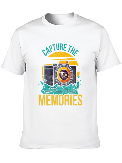 Camiseta Negra Captura los Recuerdos