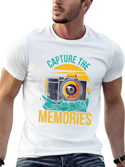 Camiseta Negra Captura los Recuerdos