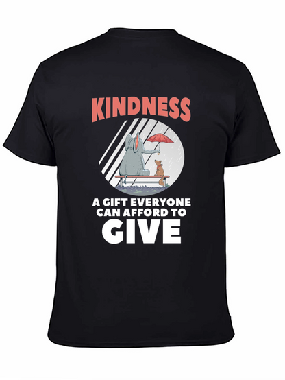 Camiseta Negra: Bondad un Regalo para Todos
