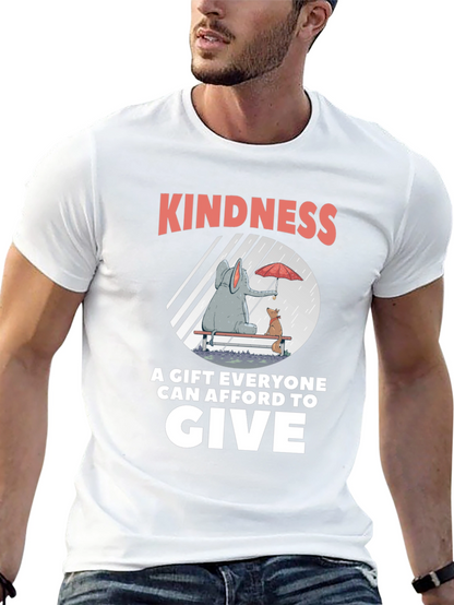 Camiseta Negra: Bondad un Regalo para Todos