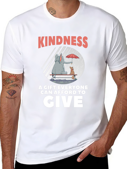Camiseta Negra: Bondad un Regalo para Todos