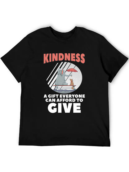 Camiseta Negra: Bondad un Regalo para Todos